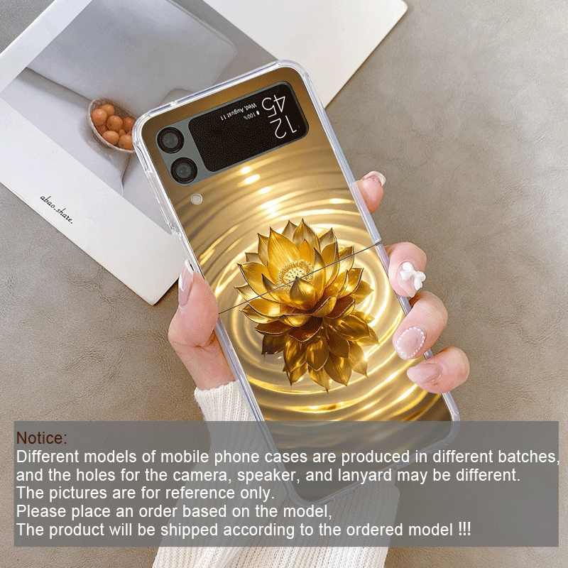Creative Golden Lotus Flower P - Phone Cases Z Fold 7 评论和价格