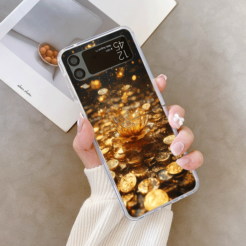 Creative Golden Lotus Flower P - Phone Cases Z Fold 7 评论和价格