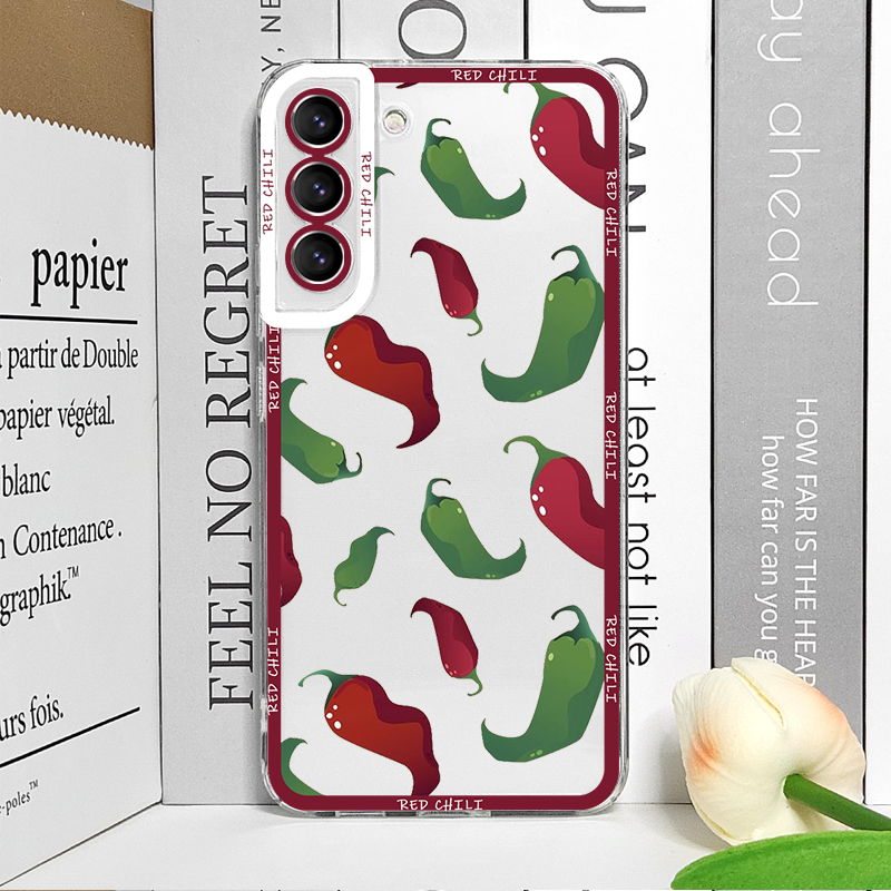 Funny Red Chili Pepper Pattern - Phone Cases Funny 评论和价格