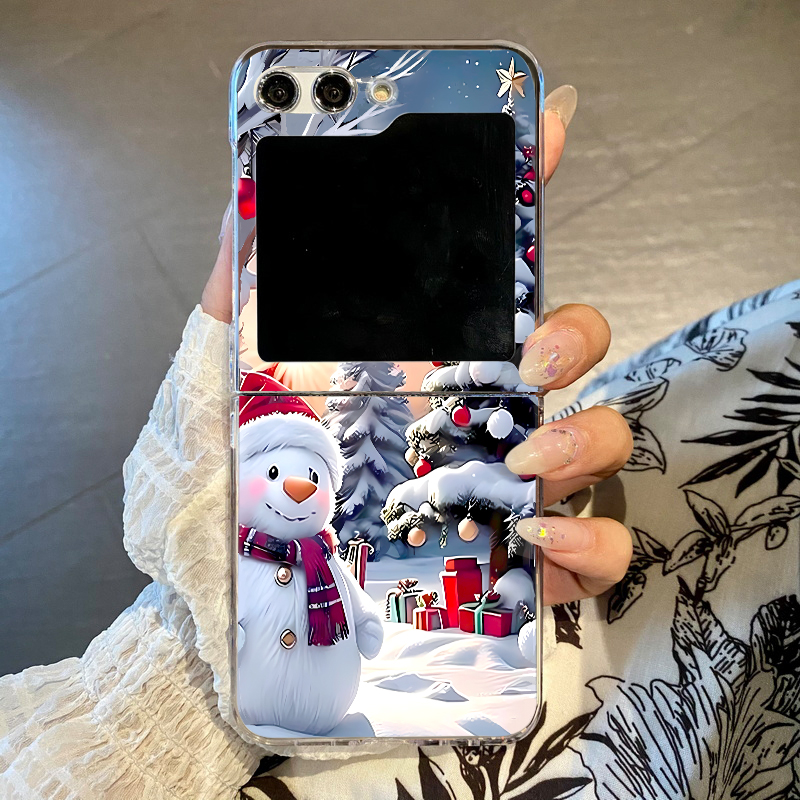 Christmas Snowman Elk Phone Ca - Phone Cases Z Fold 7 评论和价格