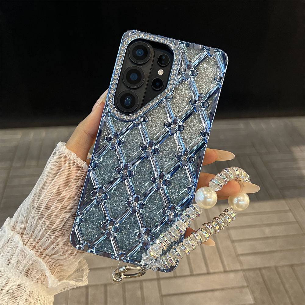 Luxury Plating Flower Glitter  - Luxury Plating Case 评论和价格