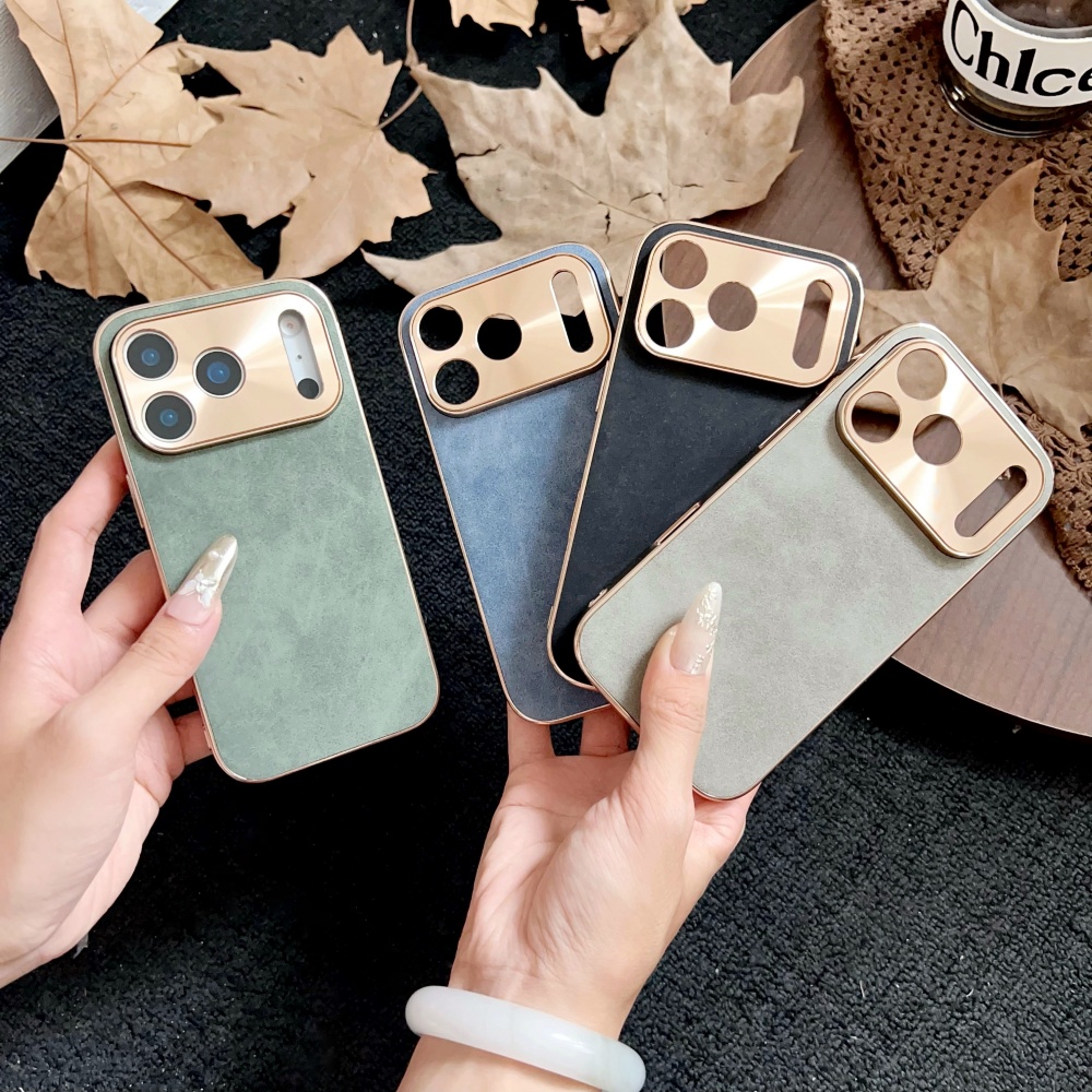 Business Leather Sheepskin Pho - Luxury Plating Case 评论和价格