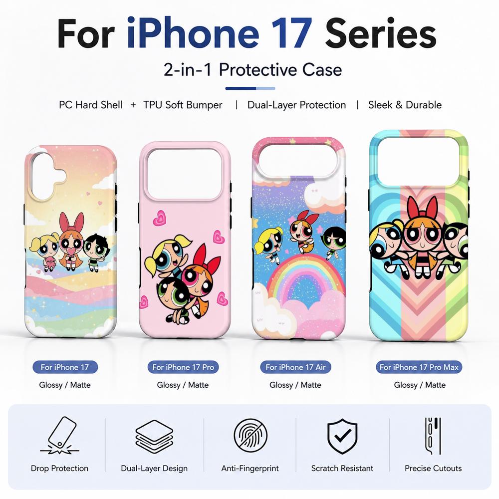 Anime P-Powerpuff Girls Phone  - Phone Cases Anime 评论和价格
