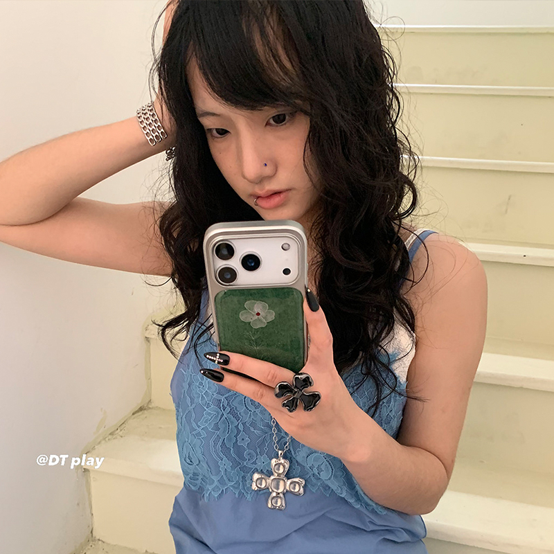 Ins Green Chamomile Small Flow - Phone Cases Green 评论和价格