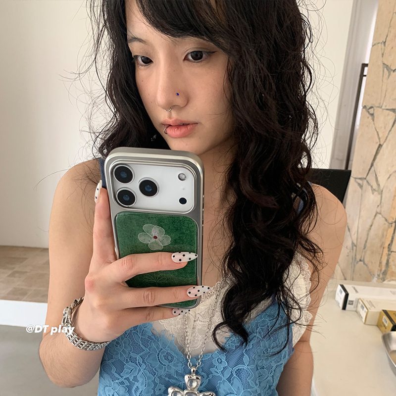 Ins Green Chamomile Small Flow - Phone Cases Green 评论和价格