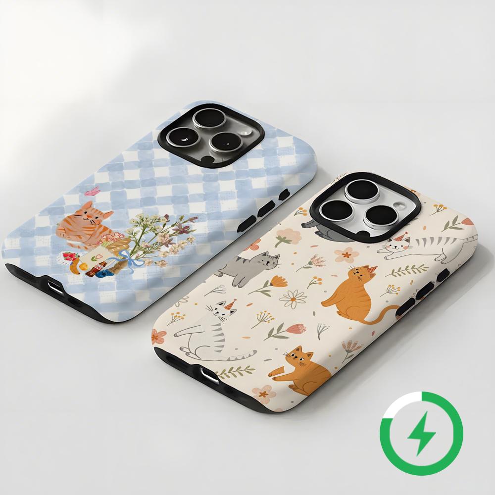Cute cats and dogs  Phone Case - Phone Cases Magnetic 评论和价格