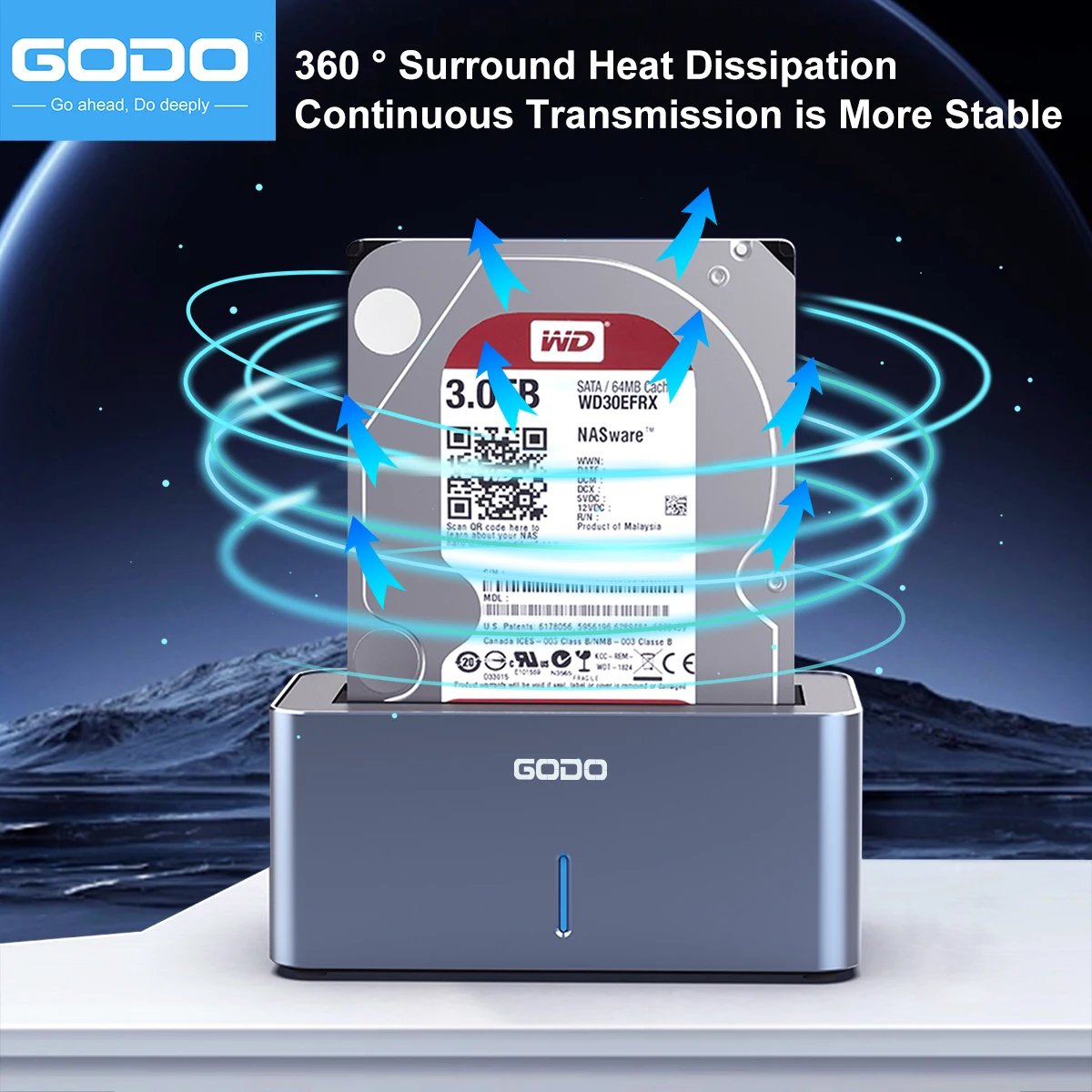 GODO Hard Drive Docking Statio - Phone Cases Uk 评论和价格