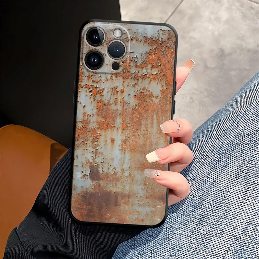 Retro Rust Design Case for iPh - Phone Cases Art 评论和价格