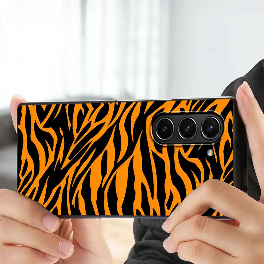Zebra Striped Sunflower Back P - Phone Cases Z Fold 7 评论和价格