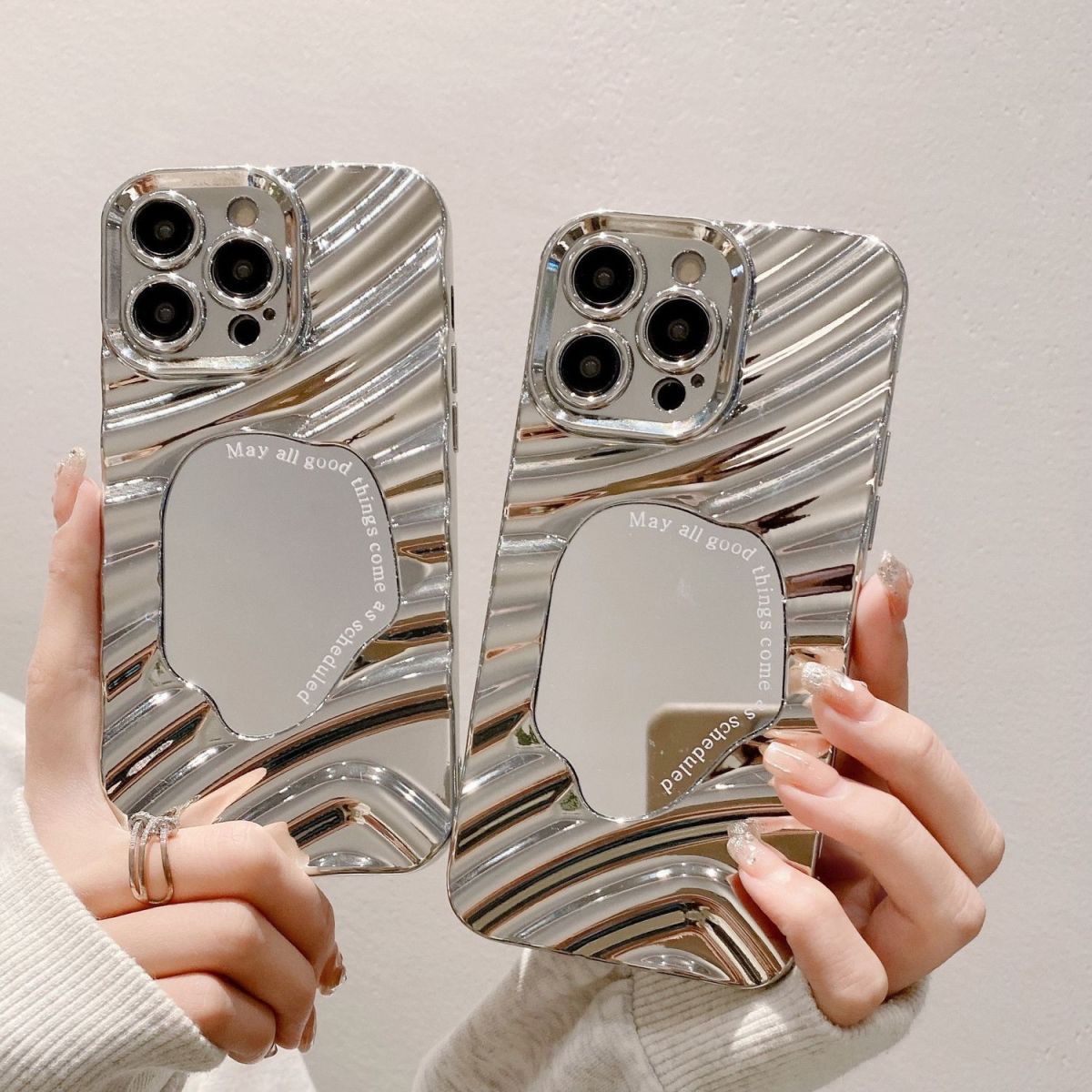 Luxury Plating Mirror Wavy Pho - Luxury Plating Case 评论和价格