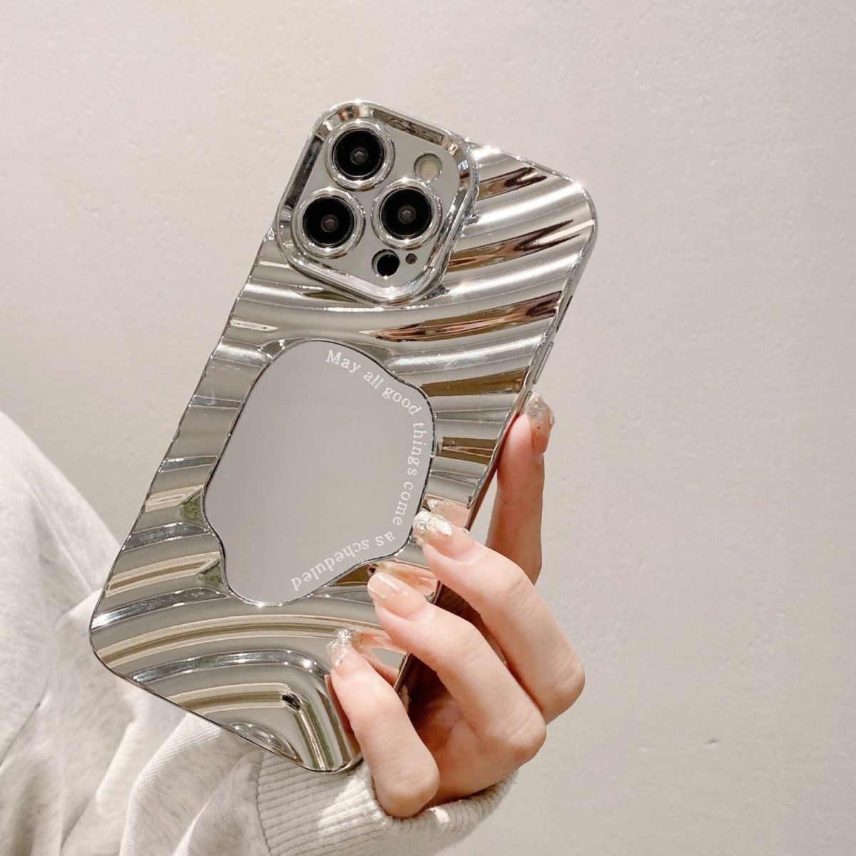 Luxury Plating Mirror Wavy Pho - Luxury Plating Case 评论和价格