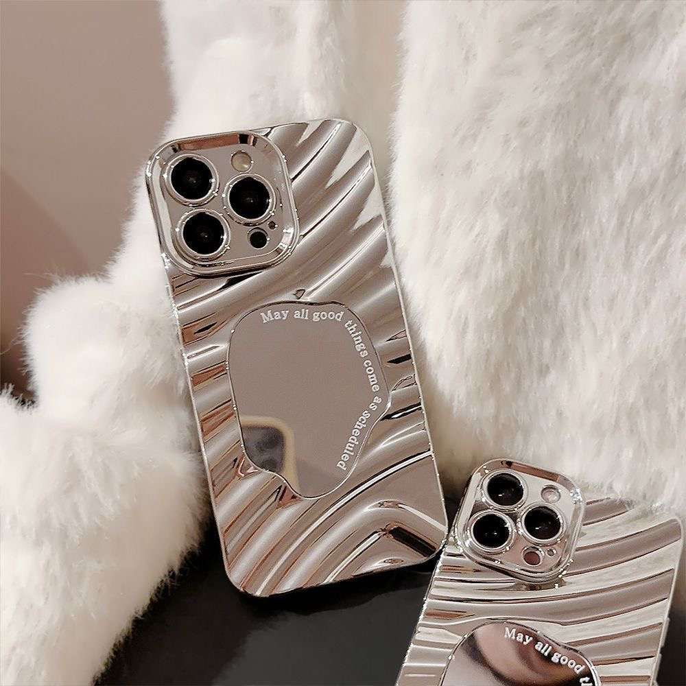 Luxury Plating Mirror Wavy Pho - Luxury Plating Case 评论和价格