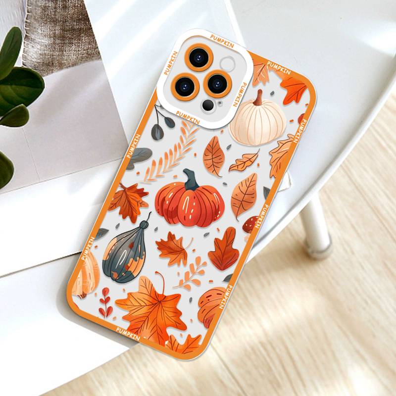 Retro Autumn Maple Leaf Pumpki - Phone Cases Motorola 评论和价格