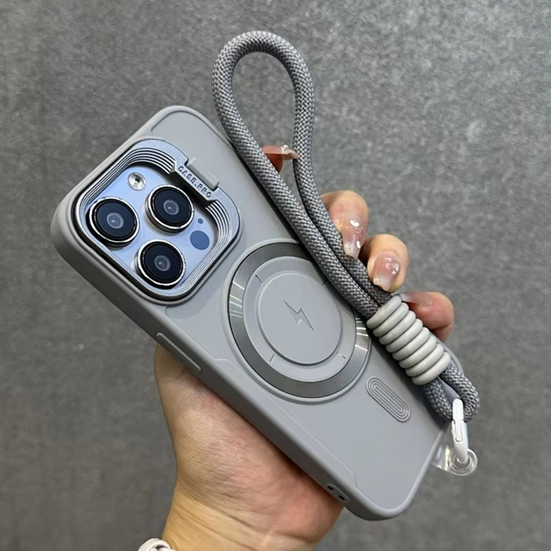 Fold Lens Stand Magnetic Case  - Phone Cases With Stand 评论和价格