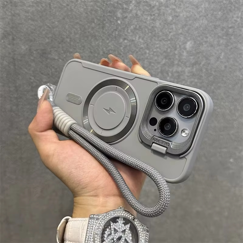 Fold Lens Stand Magnetic Case  - Phone Cases With Stand 评论和价格