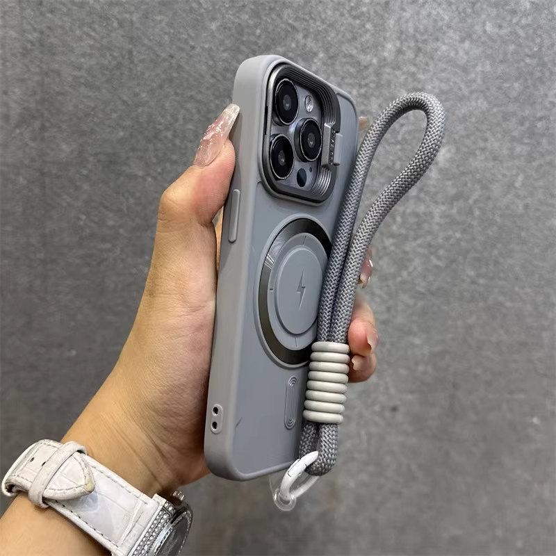 Fold Lens Stand Magnetic Case  - Phone Cases With Stand 评论和价格
