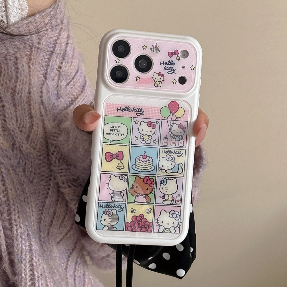 Cute Luxury Pink Grid Cake KT  - Buy Phone Cases 评论和价格