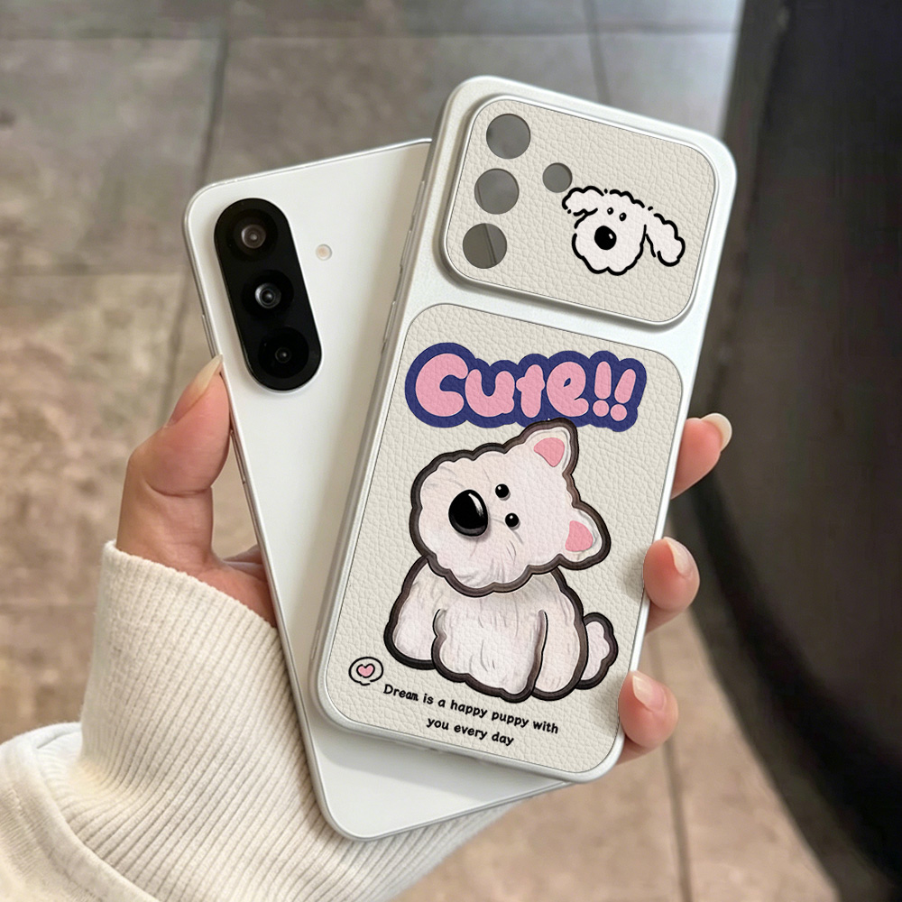 Cute Cartoon Dog Lanyard Phone - Phone Cases That Cover The Camera 评论和价格
