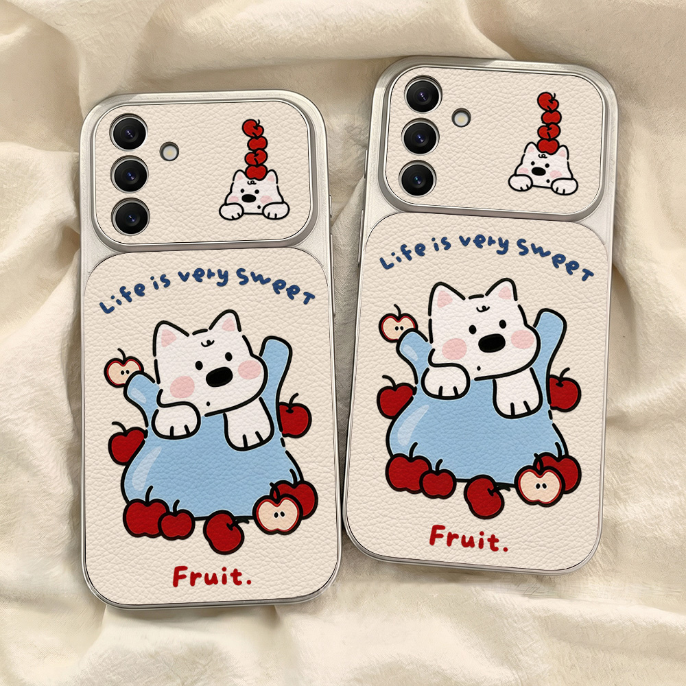 Cute Cartoon Dog Lanyard Phone - Phone Cases That Cover The Camera 评论和价格