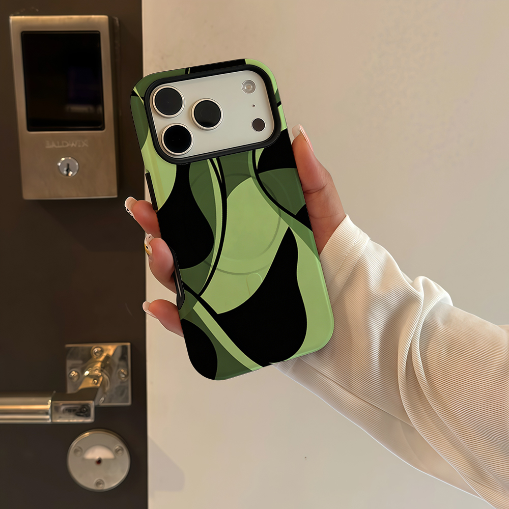 Abstract Green Wave Phone Case - Phone Cases Green 评论和价格