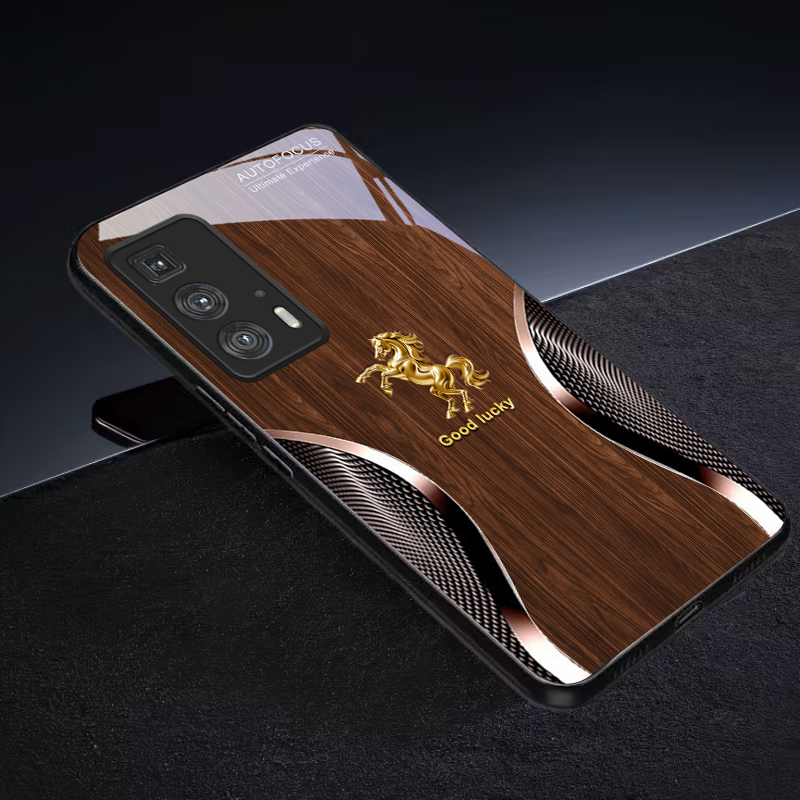 Golden Steed Fortune Black Gla - Phone Cases Motorola 评论和价格