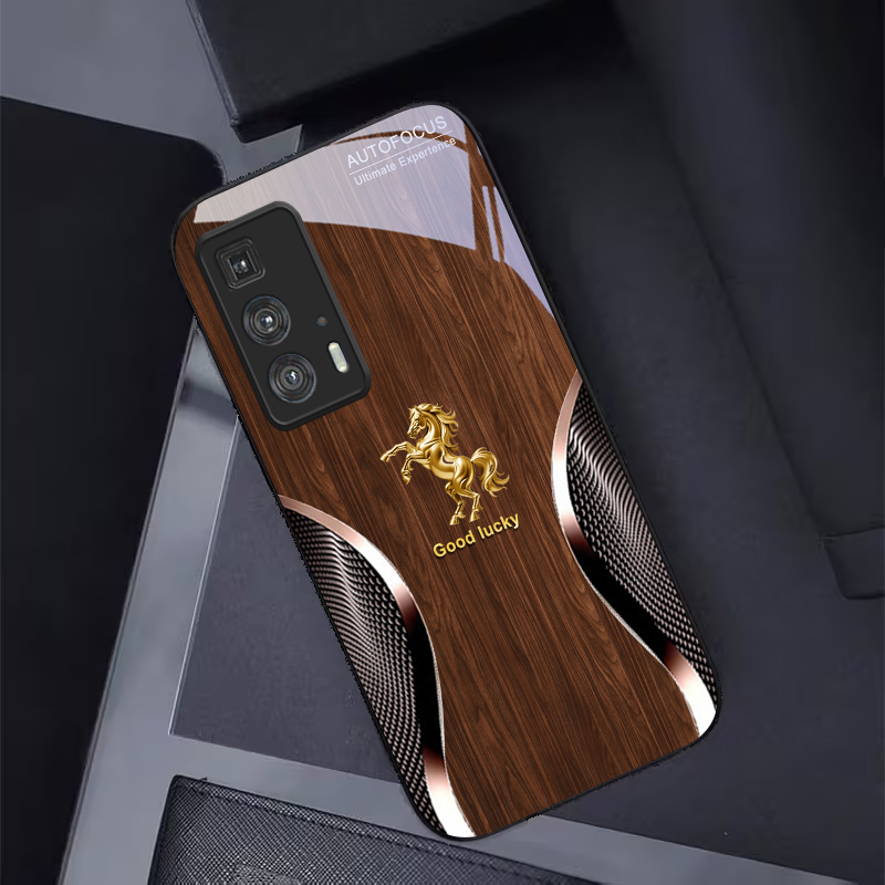 Golden Steed Fortune Black Gla - Phone Cases Motorola 评论和价格