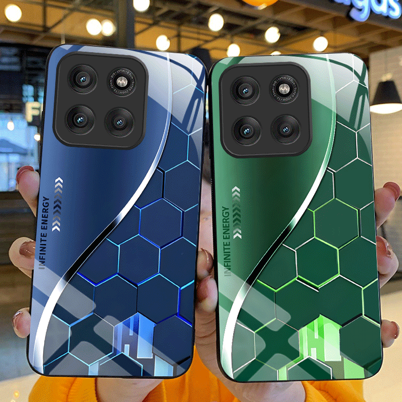 Hard Tempered Glass Case For M - Gradient Color Case 评论和价格