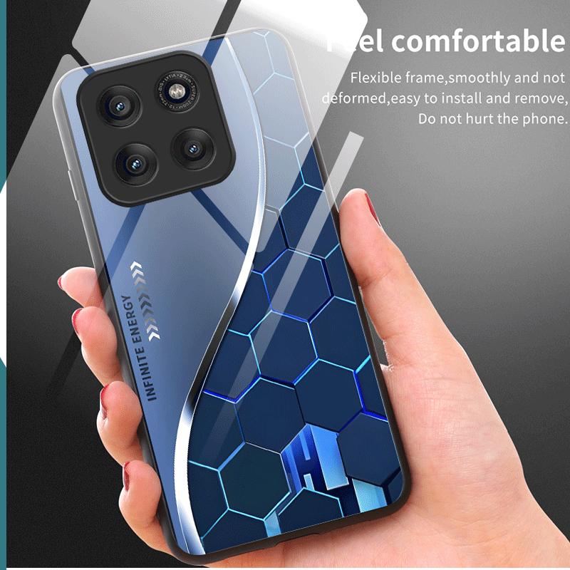 Hard Tempered Glass Case For M - Gradient Color Case 评论和价格