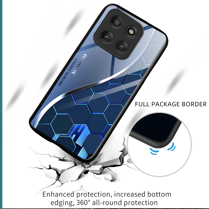 Hard Tempered Glass Case For M - Gradient Color Case 评论和价格