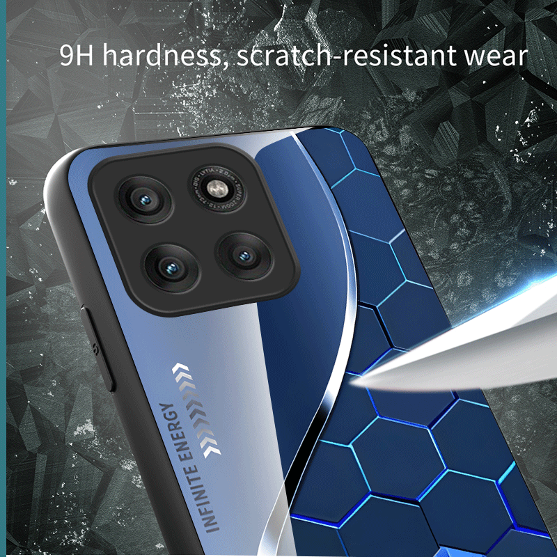 Hard Tempered Glass Case For M - Gradient Color Case 评论和价格