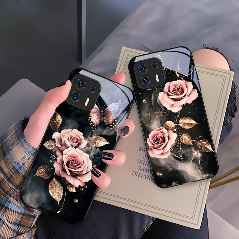 Butterfly Love Pink Rose For M - Phone Cases Motorola 评论和价格