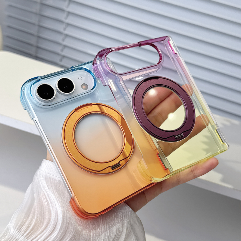 360°Rotating Metal Bracket Tra - Gradient Color Case 评论和价格