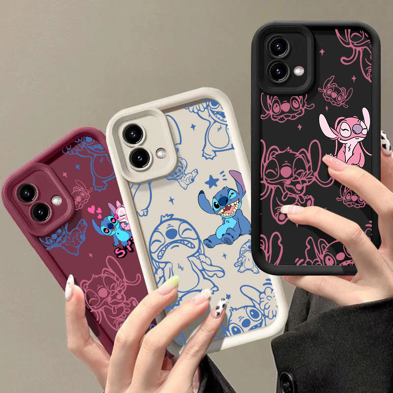 Stitch and Angel Cartoon Phone - Phone Cases Motorola 评论和价格