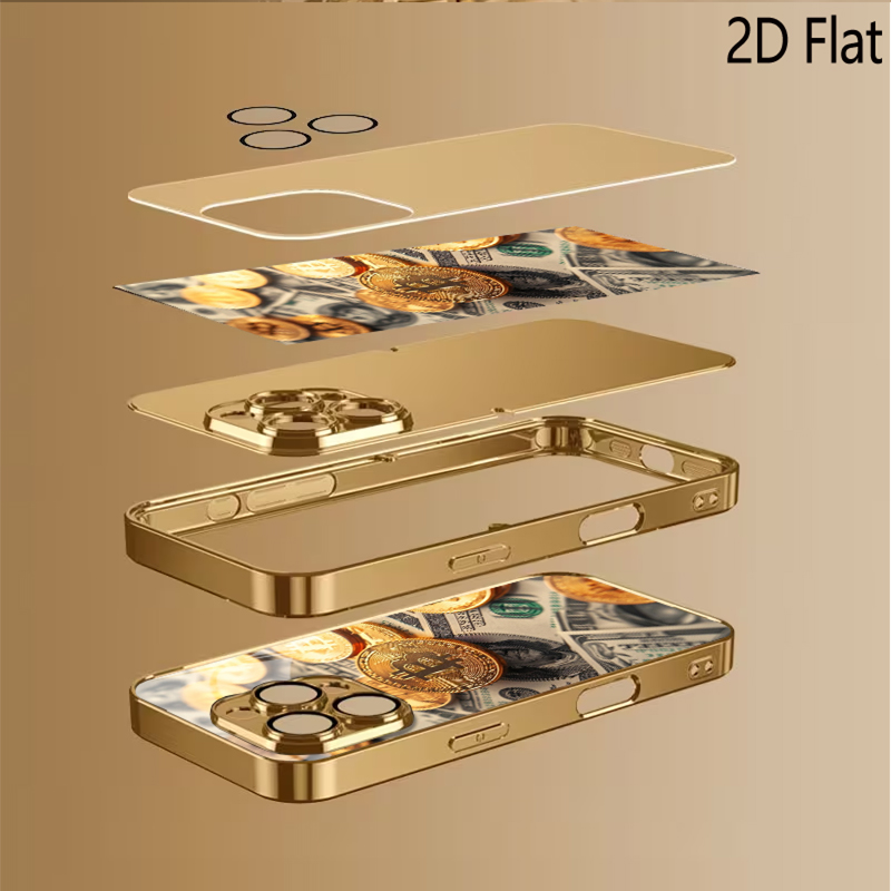 Bitcoin print Patterned temper - Phone Cases That Cover The Camera 评论和价格