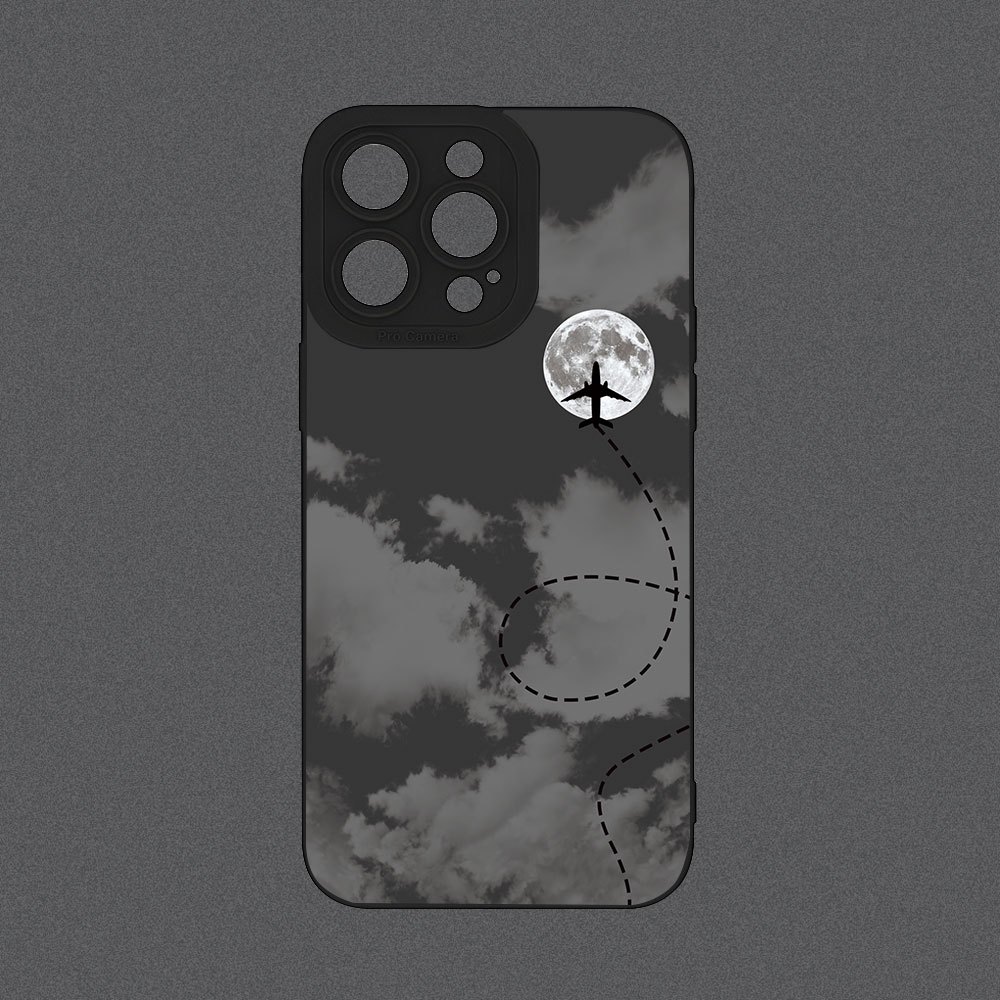 Night Sky Airplane Cartoon Cre - Phone Cases Funny 评论和价格