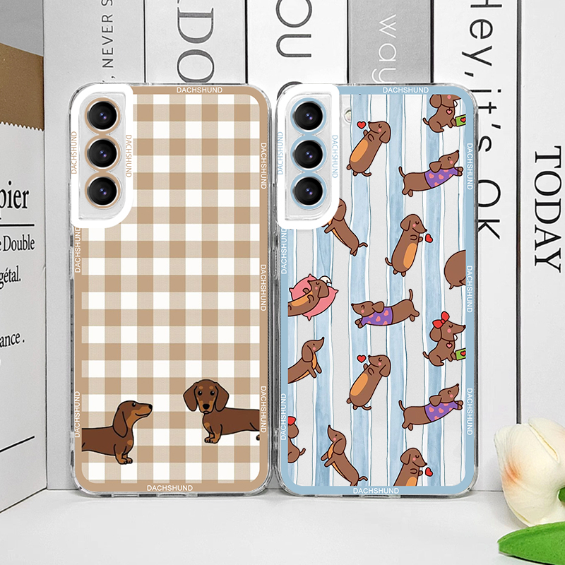 Cute Sausage Dog Phone Case fo - Phone Cases Samsung S25 Fe 评论和价格