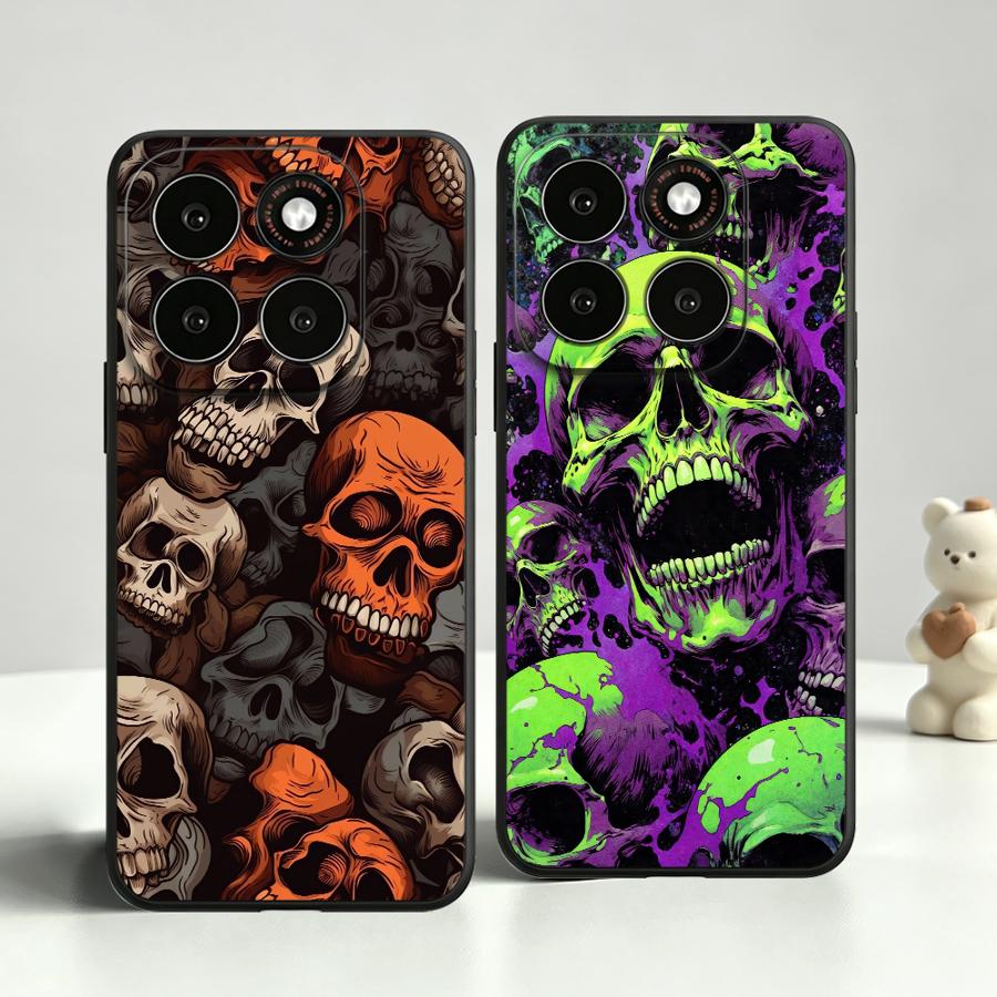 Vintage Skull Stack Phone Cove - Phone Cases Motorola 评论和价格