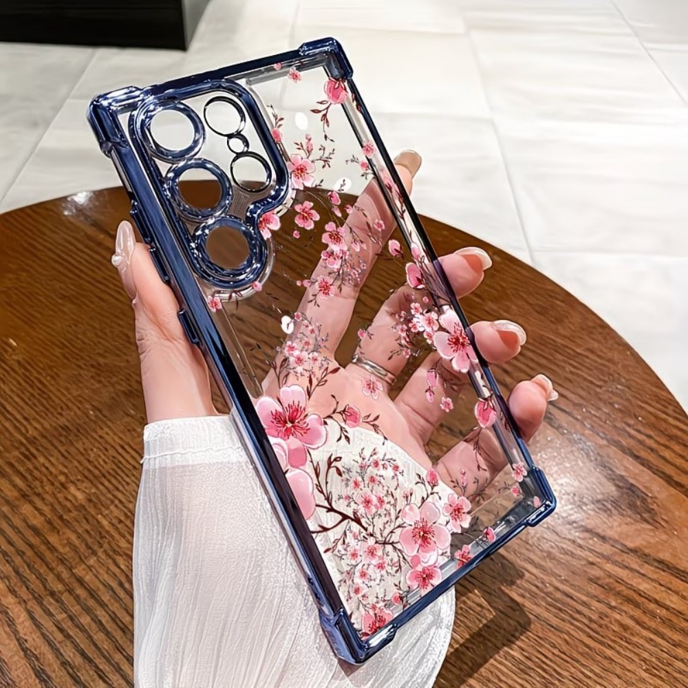 Cherry Blossom Electroplated F - Phone Cases Samsung S25 Fe 评论和价格