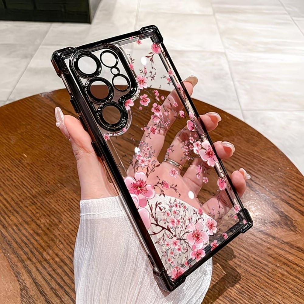 Cherry Blossom Electroplated F - Phone Cases Samsung S25 Fe 评论和价格