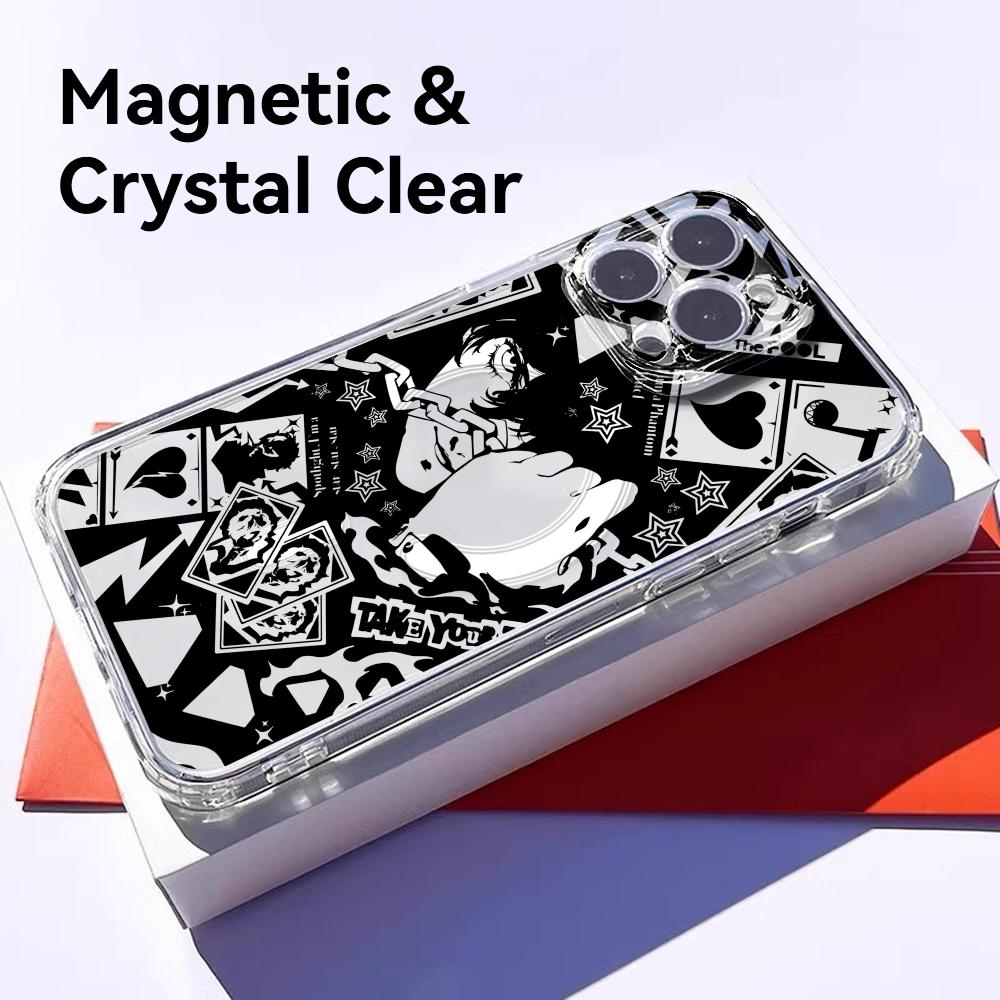 Game P-Persona 5 Phone Case Ma - Phone Cases Magnetic 评论和价格