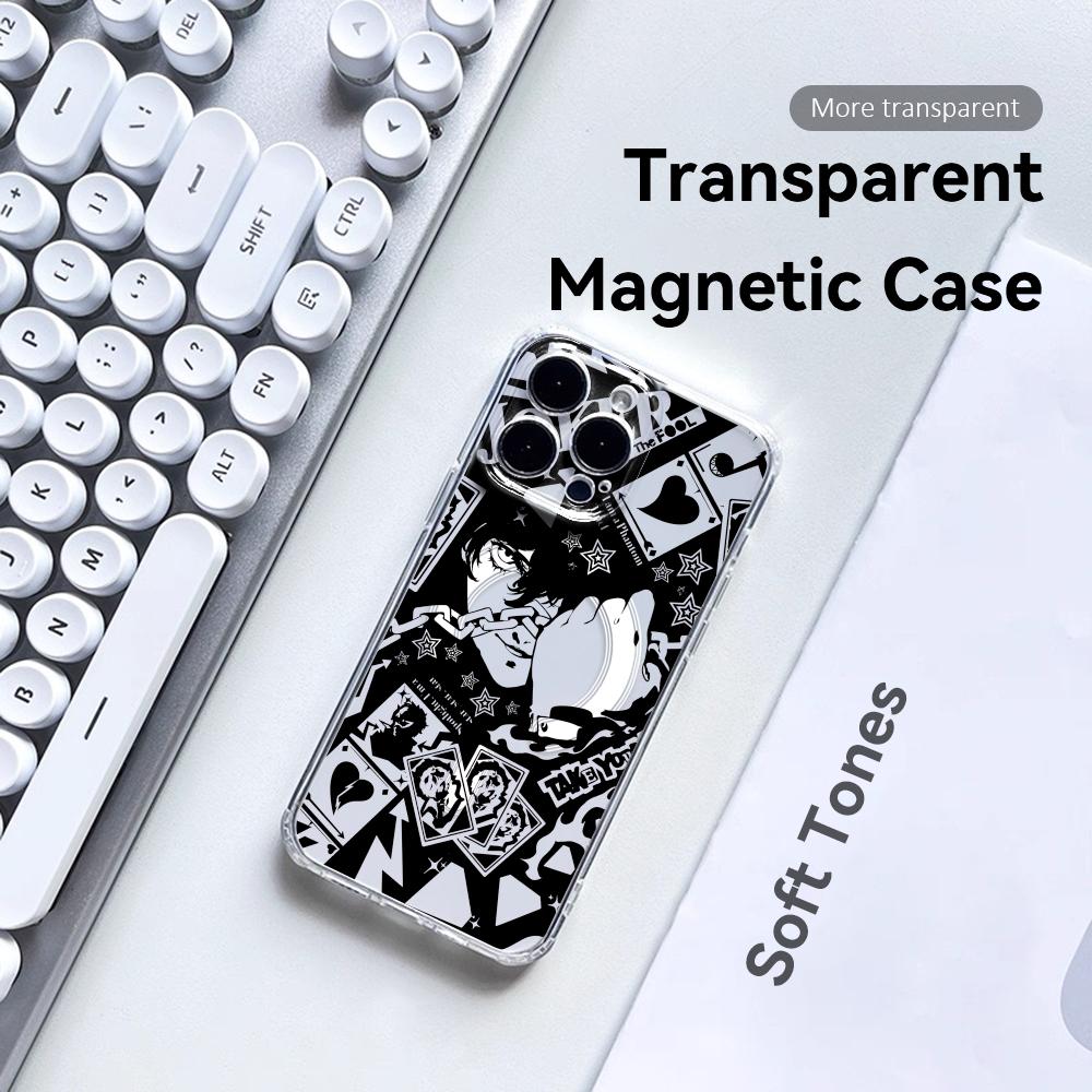 Game P-Persona 5 Phone Case Ma - Phone Cases Magnetic 评论和价格