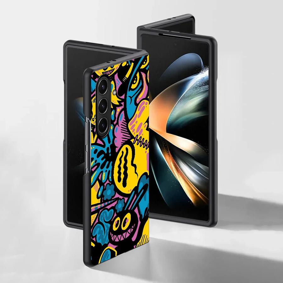 Cartoon Graffiti Design Case f - Phone Cases Z Fold 7 评论和价格