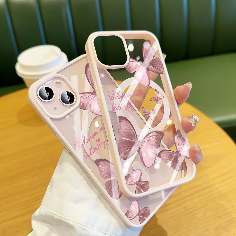 Multiple Powder Butterflies Ph - Phone Cases Magnetic 评论和价格