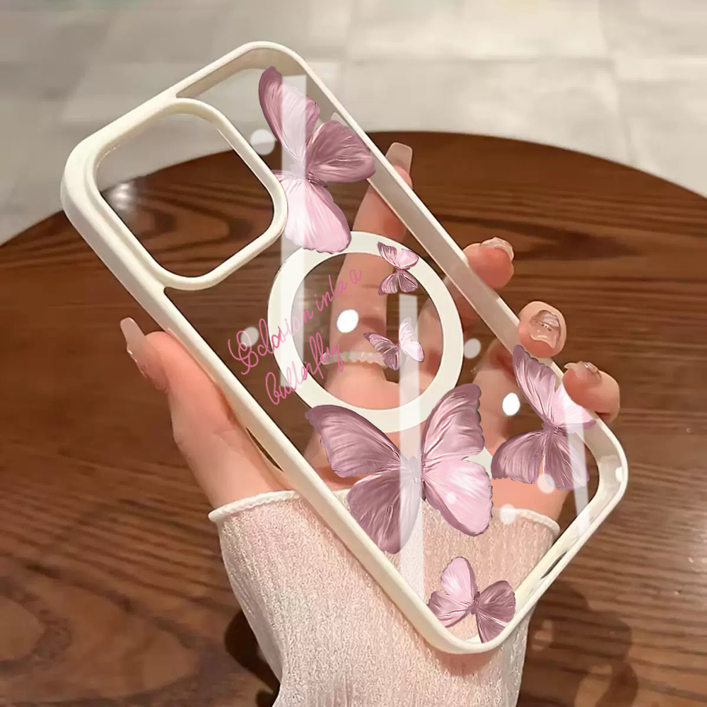 Multiple Powder Butterflies Ph - Phone Cases Magnetic 评论和价格