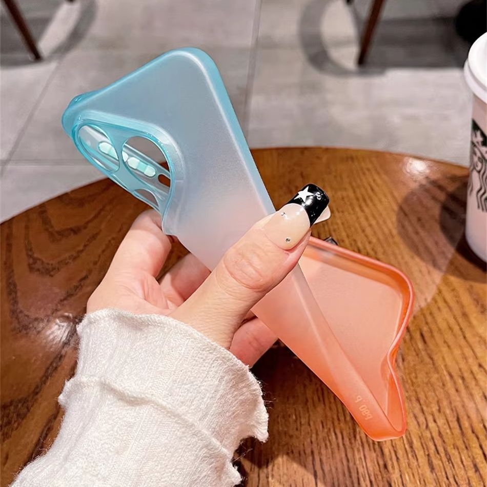 Simple Matte TPU Gradient Colo - Gradient Color Case 评论和价格