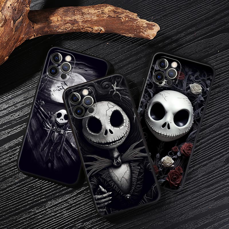 Jack Skellington Black Art Dis - Phone Cases Art 评论和价格