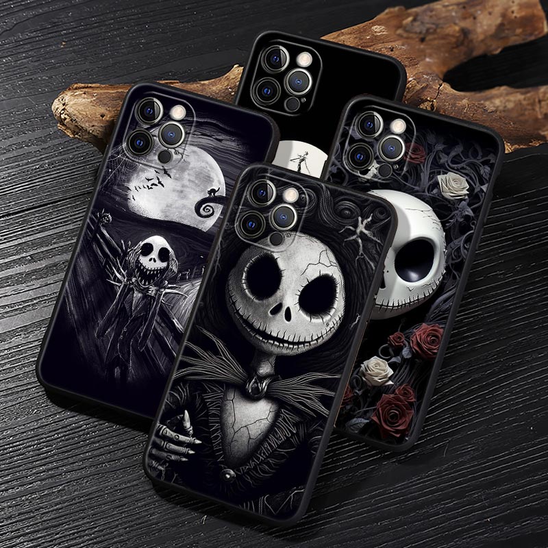 Jack Skellington Black Art Dis - Phone Cases Art 评论和价格