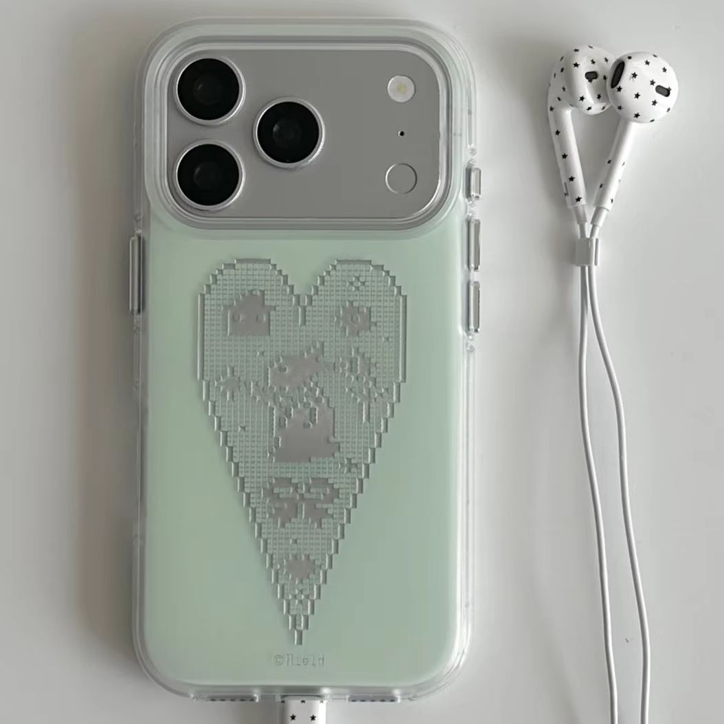 Korean Ins niche green love pi - Phone Cases Green 评论和价格