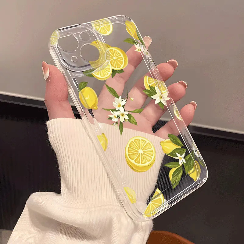 Summer Fruit Lemon Flower Clea - Phone Cases Samsung S25 Fe 评论和价格