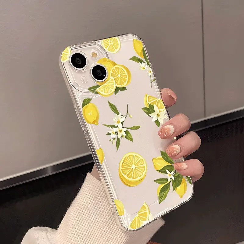 Summer Fruit Lemon Flower Clea - Phone Cases Samsung S25 Fe 评论和价格